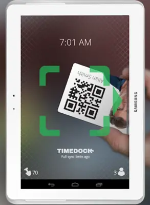 TimeDock - QR Code Time Clock android App screenshot 0