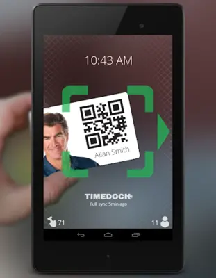 TimeDock - QR Code Time Clock android App screenshot 1